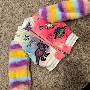 Baby Sara Dino rhinestone jacket